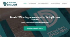 Desktop Screenshot of idpersonalenglish.com.br